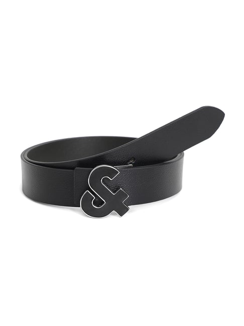 Jack & Jones Bison Noos Leather Logo Reversible Belt for Men