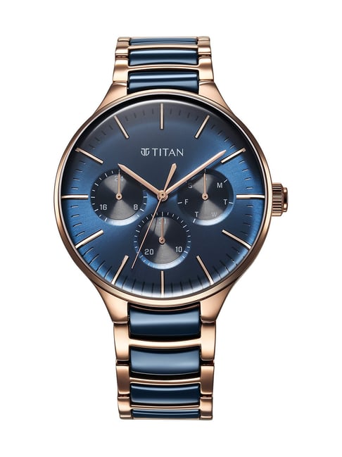 Titan 90148KD04 Ceramic Fusion 2.0 Multifunction Watch For Men