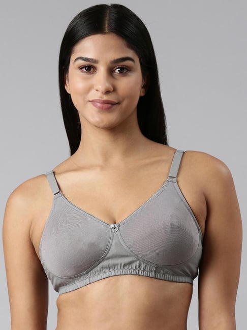 BLOSSOM Grey Full Coverage T-Shirt Bra-picture-15