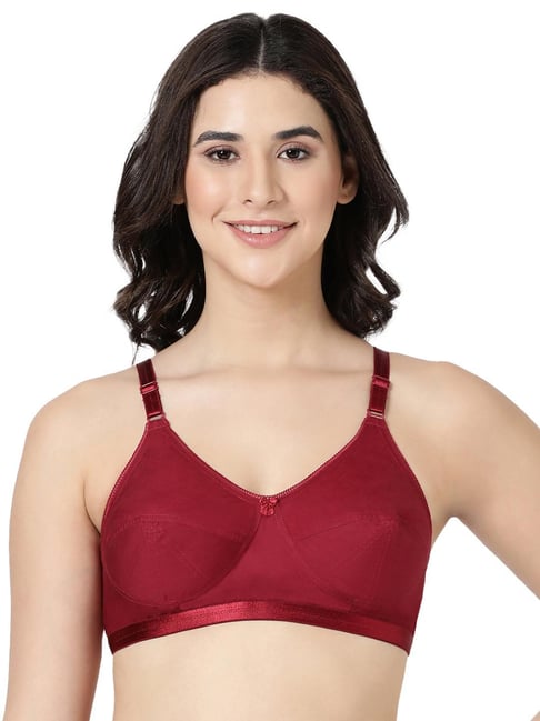 BLOSSOM Maroon Full Coverage Full Coverage Bra-picture-29