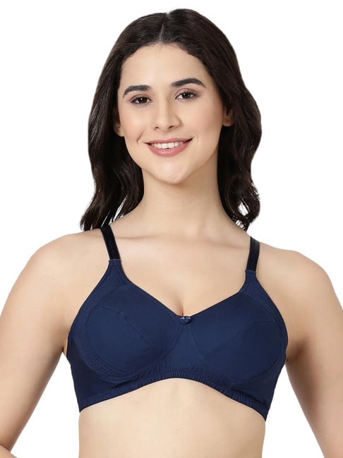 BLOSSOM Navy Full Coverage Shaper Bra-picture-32
