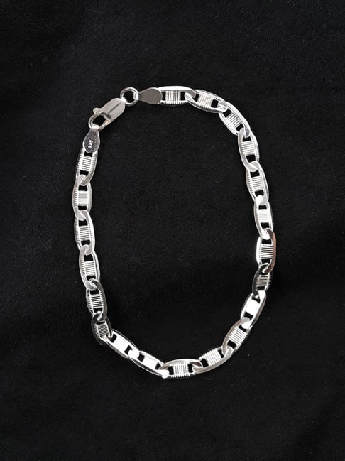 Clara Pure 925 Sterling Silver Zoltan Bracelet for Men and Boys-picture-11