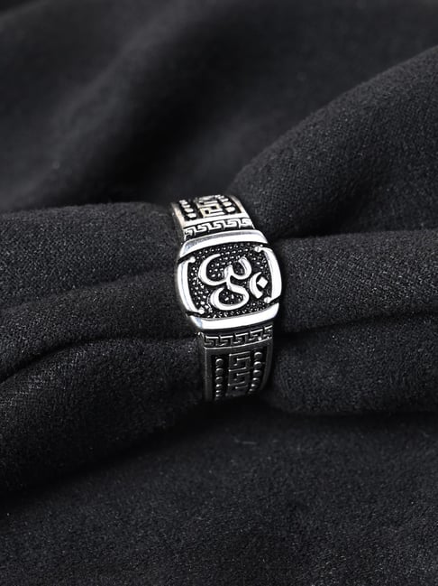 Buy Clara 925 Silver Platinum Swiss Zirconia Turtle Men Ring