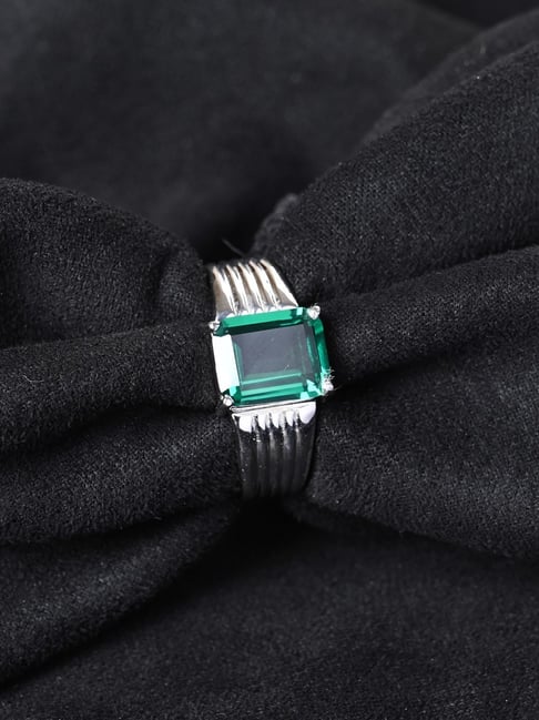 Clara 925 Silver Platinum Swiss Zirconia Kuba Men for Men