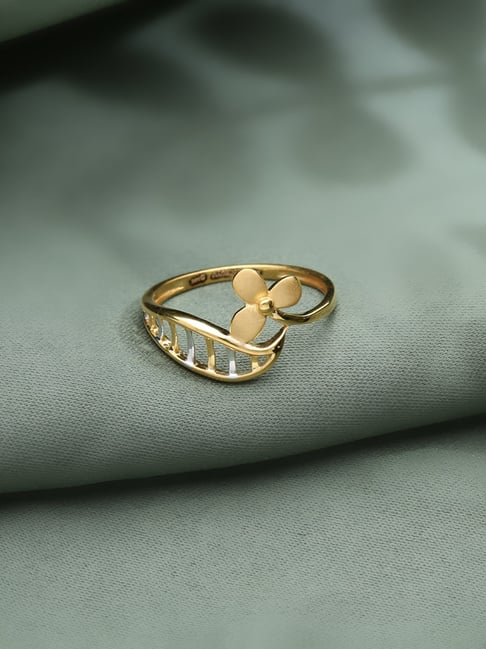 Stylish Gold Ring Design For Girl Yellow Chimes Aesthetic Rings