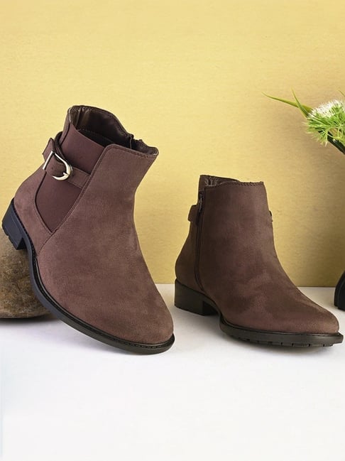 Pelle Albero Women's Brown Chelsea Boots