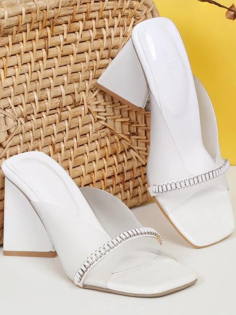 Pelle Albero Women's White Casual Sandals-picture-17