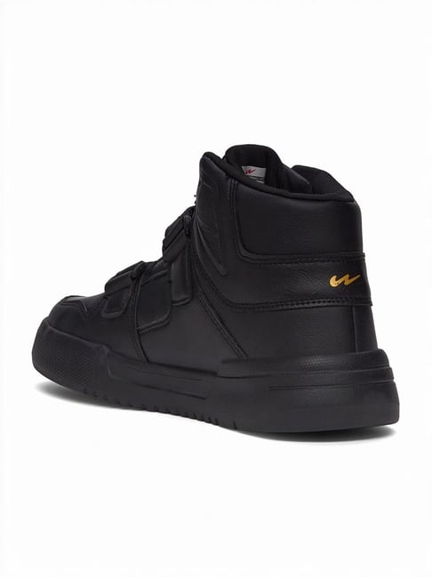 Campus Men's Black Ankle High Sneakers