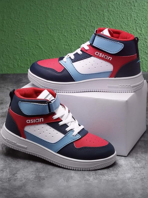 Asian Men's Multicolor Ankle High Sneakers-image-41