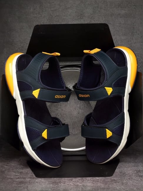 Asian Men's Navy Floater Sandals-picture-19