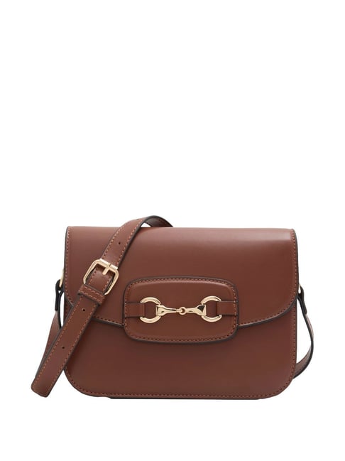 Call It Spring Brown Solid Small Sling Handbag-picture-32