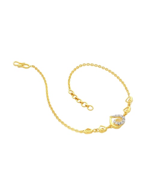 Buy Malabar Gold Diamonds 22k 916 BIS Yellow Gold Bracelet Online At Best Price Tata CLiQ