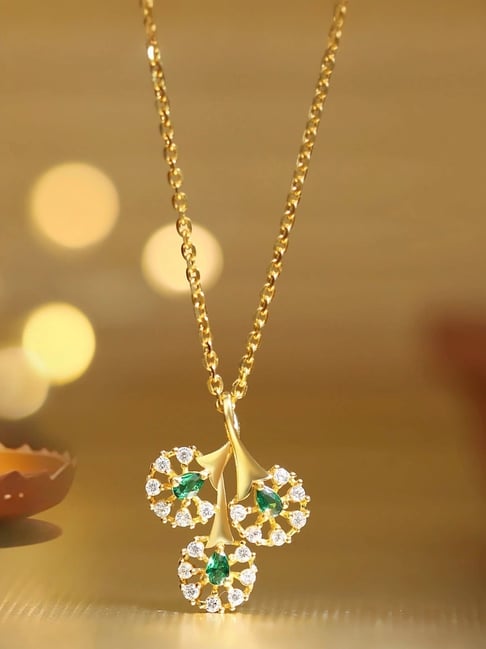 Malabar Gold and Diamonds 22k (916) BIS Hallmark Yellow Gold Pendant For  Women