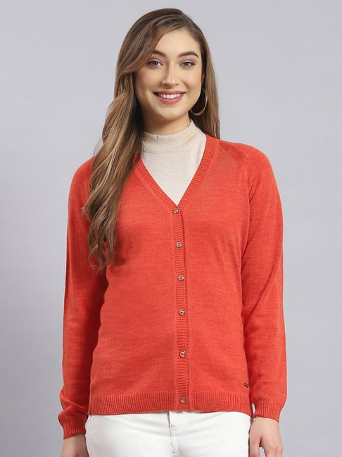 Monte Carlo Rust Wool Cardigan-picture-24