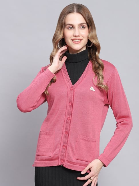 Monte Carlo Pink Wool Cardigan-picture-44