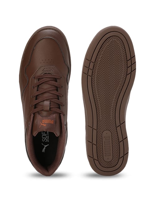 Buy Puma Men's Court Classic Res Brown Casual Sneakers for Men at