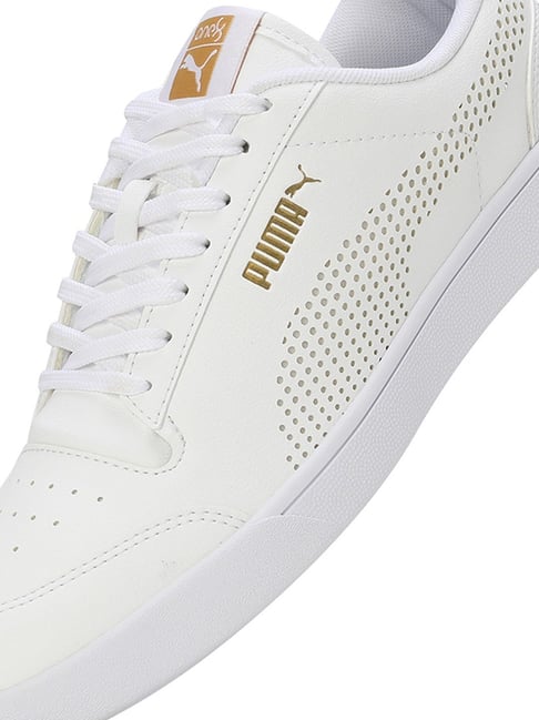 Puma One8 White Sneakers Puma One White Puma Men's Shuffle One8 V4