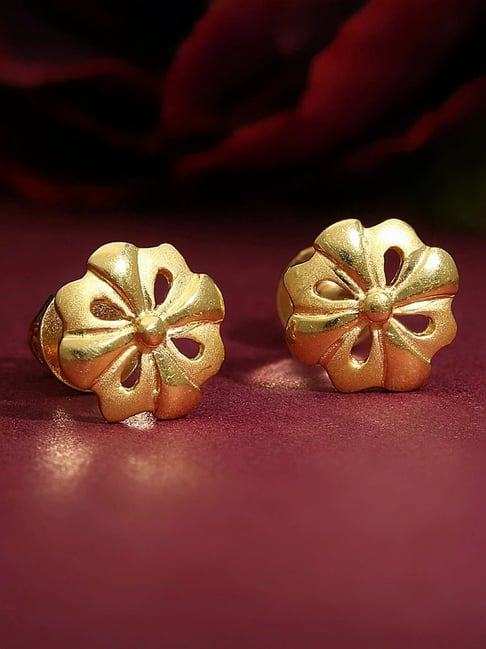 Buy Malabar Gold and Diamonds 22k (916) BIS Yellow Gold Earring