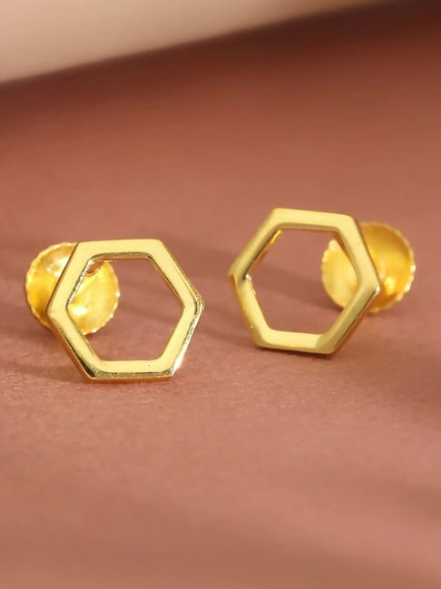 Malabar Gold and Diamonds 22k (916) BIS Hallmark Yellow Gold Earring For Women