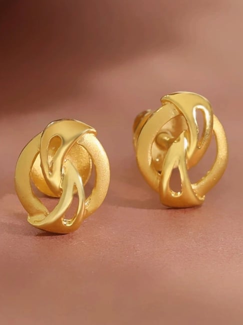 Buy Malabar Gold and Diamonds 22k (916) BIS Yellow Gold Earring