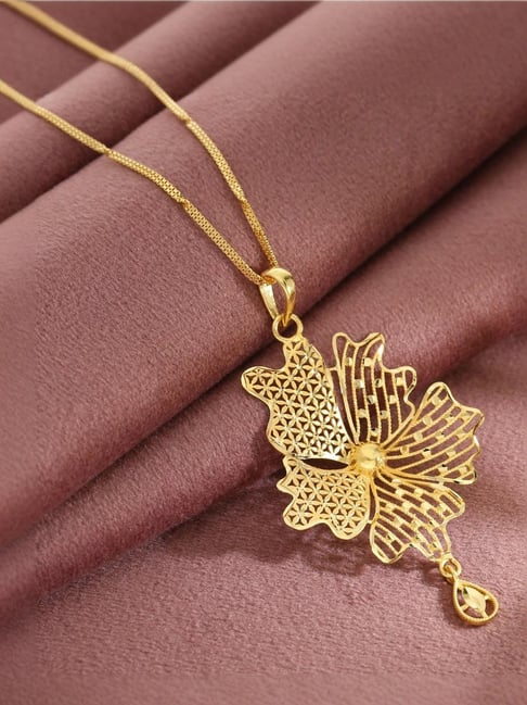 Buy Malabar Gold and Diamonds 22k (916) BIS Yellow Gold Pendant