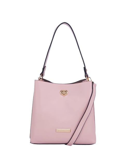 Giordano Pink Solid Medium Hobo Handbag-picture-21