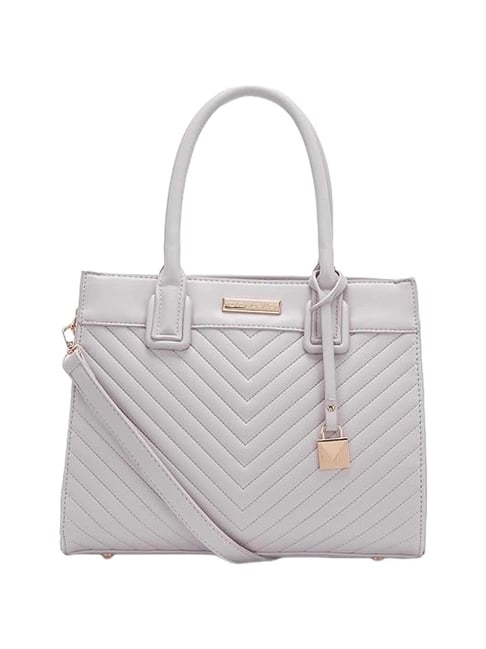 Giordano Grey Solid Medium Handbag-picture-30