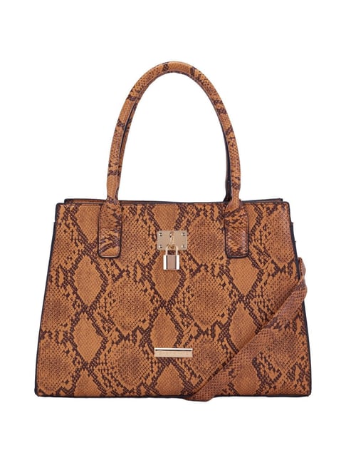 Giordano Brown Printed Medium Handbag-picture-12