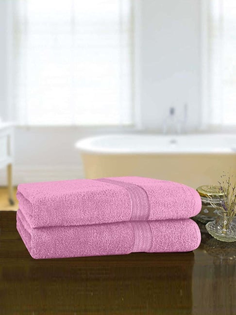 Buy Raymond Home Forever Pink 350 GSM Cotton Bath Towel at Best Price Tata CLiQ