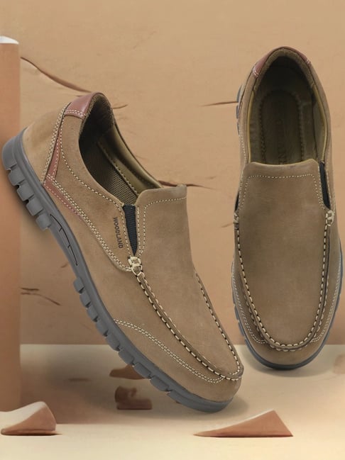 Buy Woodland Men's Khaki Casual Loafers for Men at Best Price