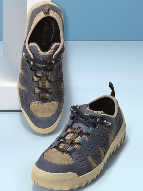 Woodland Men's Denim Casual Sneakers