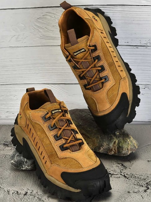 Woodland Men's Camel Outdoor Shoes