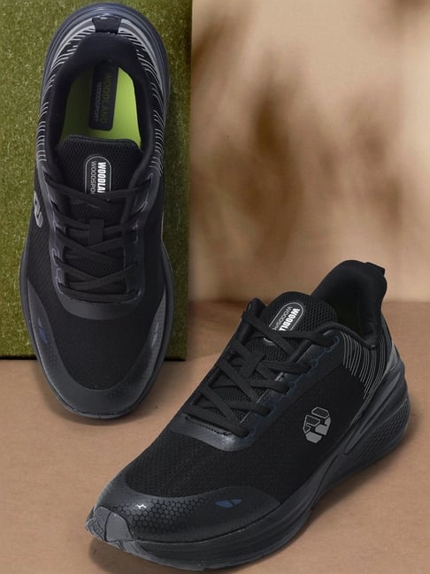 Woodland Men's Black Running Shoes-picture-38