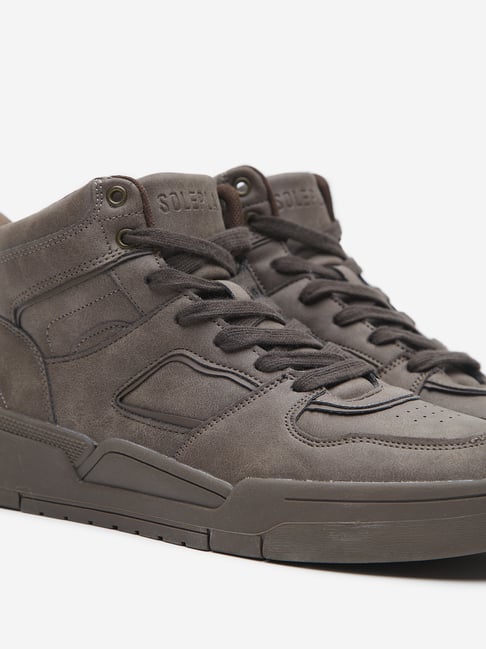 Price History of SOLEPLAY by Westside Brown Lace-Up High-Top Boots