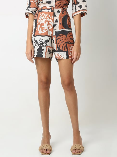 Vero Moda Brown Printed Shorts-picture-33