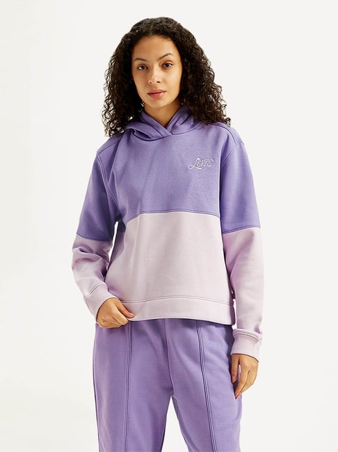 Lilac Purple Hoodie Lilac Sweatshirt Women Levi's Royal Lilac