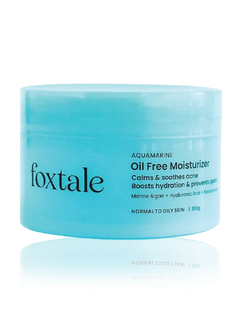 Foxtale Aquamarine Oil Free Moisturizer - 100 gm