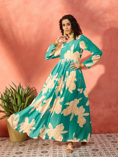 green emerald velvet dress Yellow Green Floral Jacquard Mini Dress - All Dresses main image 1