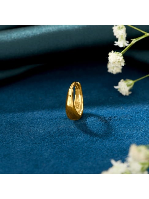 P.N.Gadgil Jewellers 22KT (916) BSI Gold Bali Earring for Men