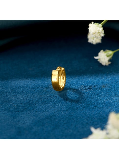 P.N.Gadgil Jewellers 22KT (916) BSI Gold Bali Earring for Men