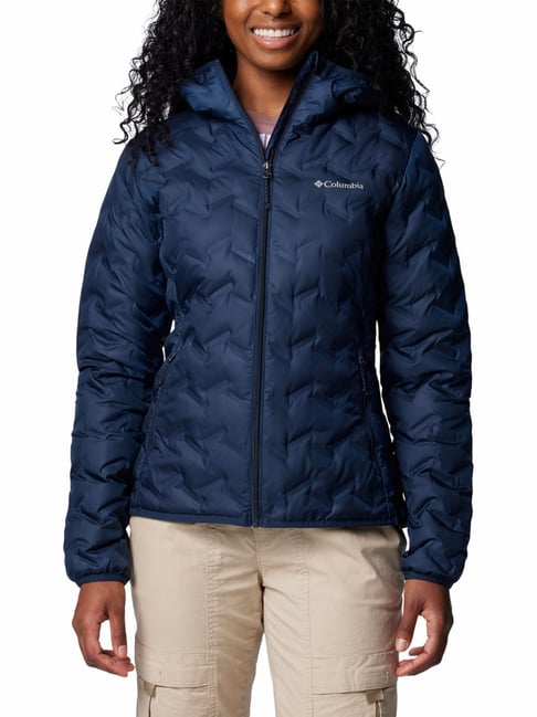 Columbia Navy Delta Ridge Hooded Jacket