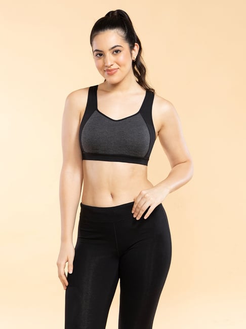 Enamor Grey Sports Bra