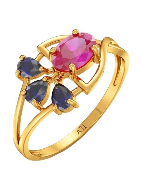 Joyalukkas 22k (916) Purity Yellow Gold Drip Ring for Women-picture-41