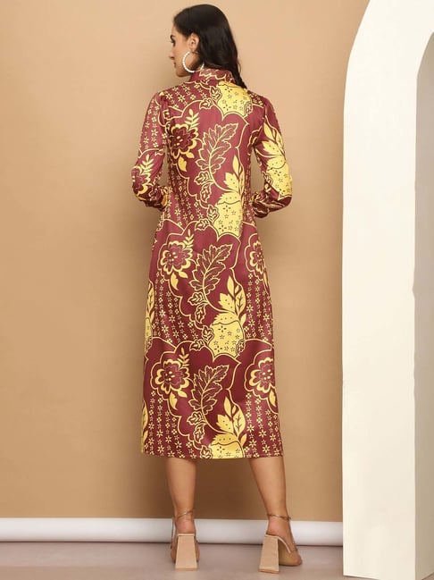 chinese dress ladies Amazon.com: Long Sleeve Indian Dress main image 1