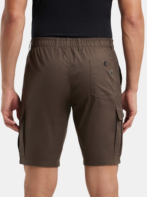 Buy Jockey Brown Cotton Straight Fit Cargo Shorts for Mens Online Tata CLiQ