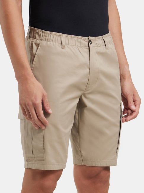Jockey UM17 Men's Super Combed Mercerised Cotton Woven Straight Fit Cargo Shorts