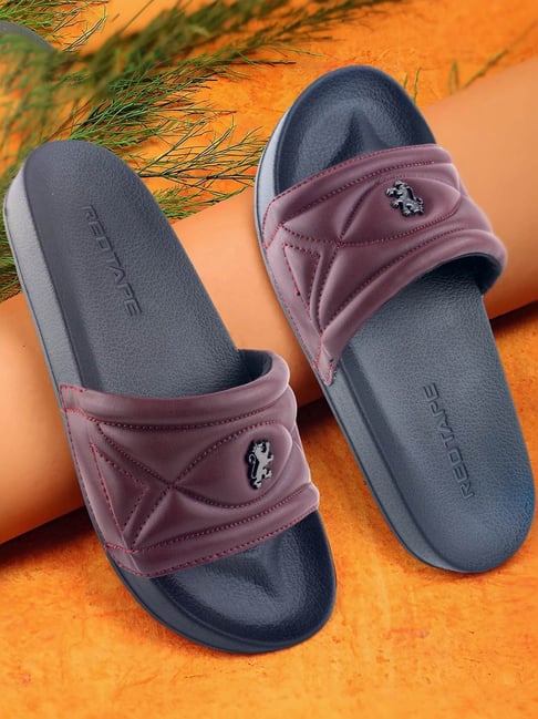 Red Tape Women's Maroon Slides