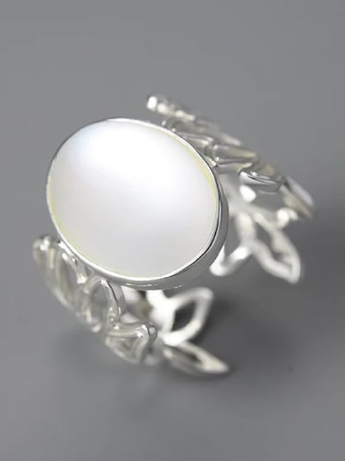 Rihi by P.C. Chandra Jewellers Oval Ring For Women & Girls