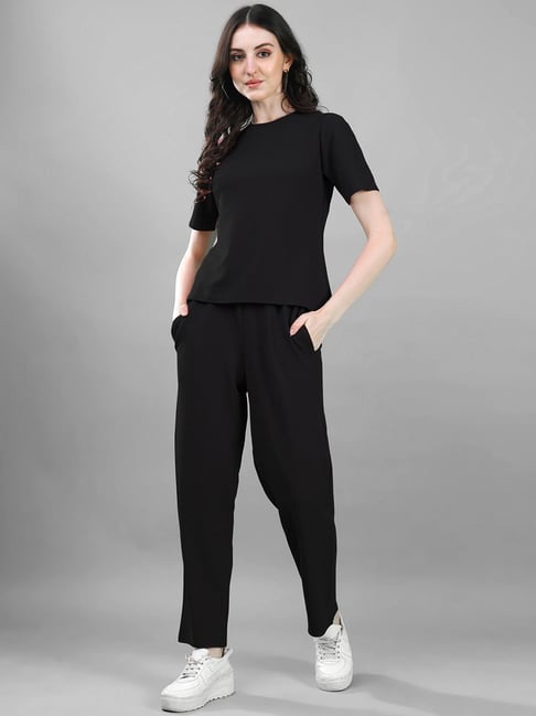 SELVIA Black Maxi Co-Ord Set