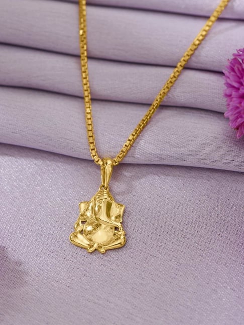 Buy Jewellers Ganesha Gold Pendant Online At Best Price